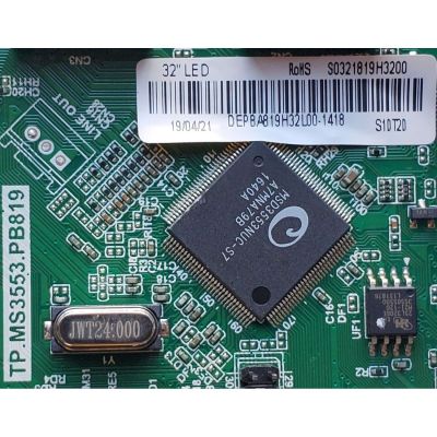 MAIN FUENTE PARA TV COBY / NUMERO DE PARTE S0321819H3200 / TP.MS3553.PB819 / DEPBA819H32L00-1418 / PANEL LSC320AN10 / MODELO 32"	 - Imagen 2